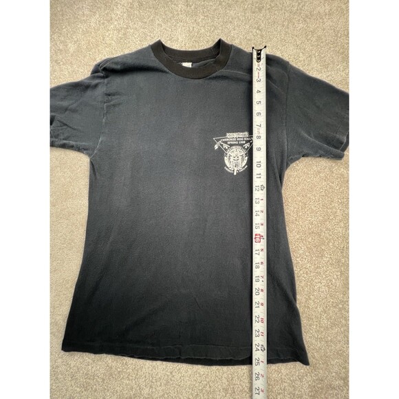 Vintage 1988 Cherokee Rally Bobs Precision Cycle Motorcycle Art Shirt Size Large - Picture 6 of 8